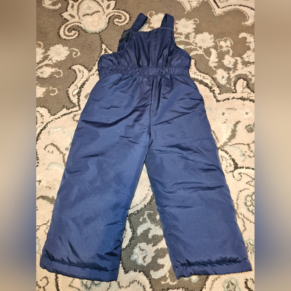 London Fog Blue Unicorn Space Snow Pants Bibs Overalls Girls 24 Months Baby - Picture 4 of 5